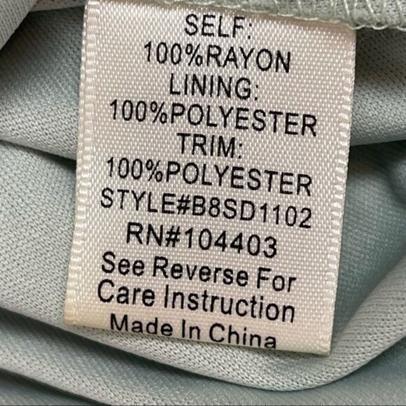 Altar’d State Pale Green Floral Lace Prairie Boho Cottage Maxi Dress NWOT Size S - Picture 10 of 12